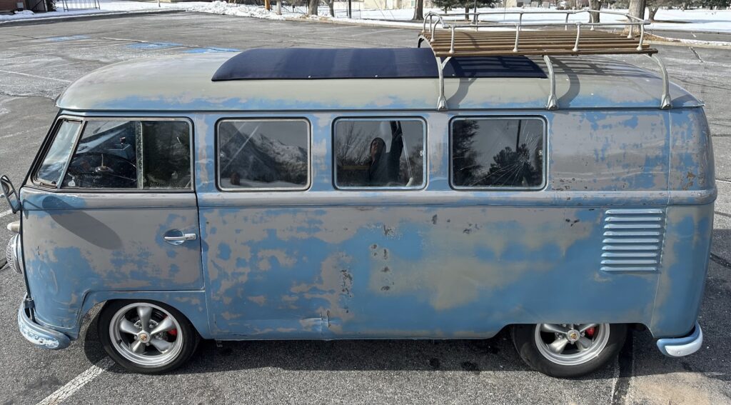 Vw Bus Rear Canvas 1952-67 Blue VW Bus Ragtop Canvas Covers – Deutsch Polster